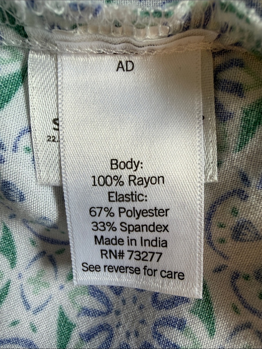 croft & barrow Blue and White Sleeveless Smocked Maxi Dress. Size 1X - Picture 6 of 6